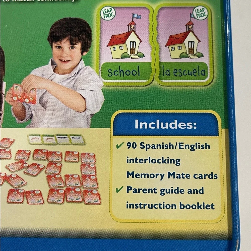 Leap‎ Frog Bilingual Memory Mate English Spanish Matching Game